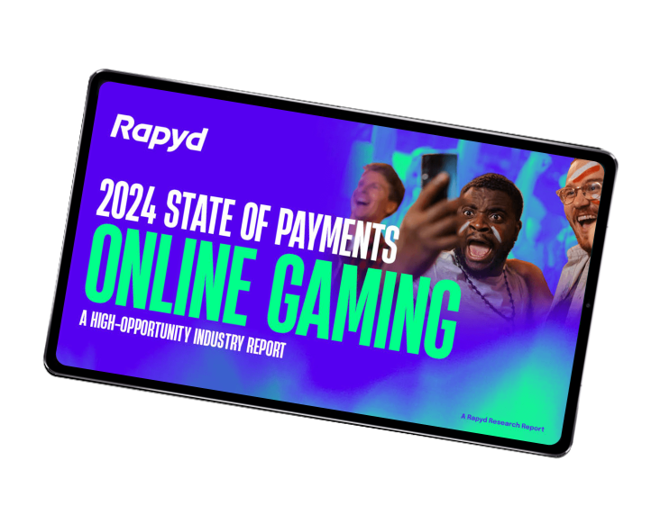 2024 State of payments High-opportunity industries: Online gaming inside a tablet