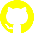 Github logo yellow